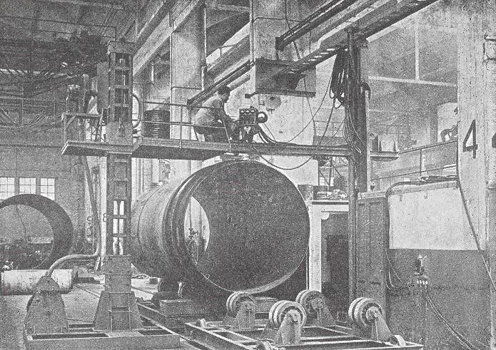 p. 8, impianto per la saldatura elettrica di corpi cilindrici